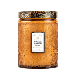 Voluspa 18oz Large Jar Candle in Baltic Amber by Voluspa