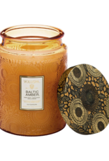 Voluspa 18oz Large Jar Candle in Baltic Amber by Voluspa