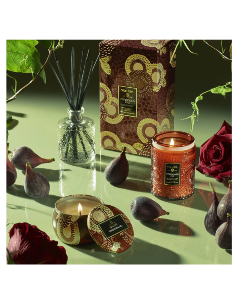 Voluspa Mini Tin Candle in Forbidden Fig by Voluspa