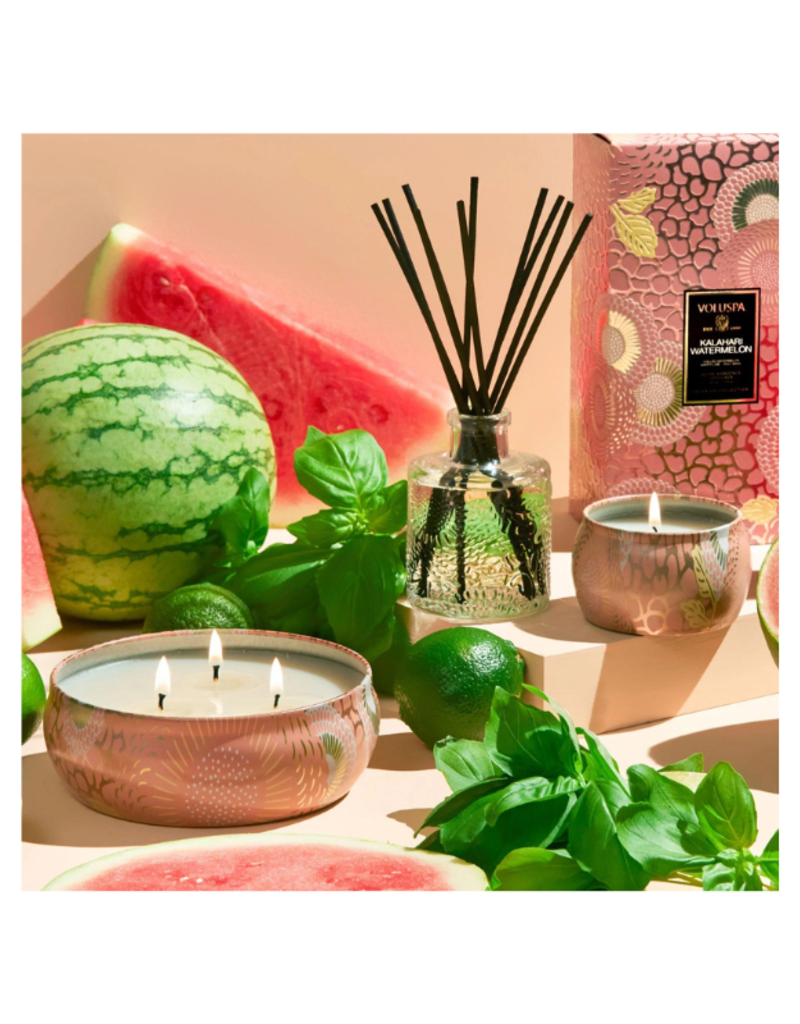 Voluspa Mini Tin Candle in Kalahari Watermelon by Voluspa