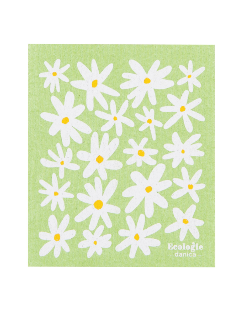 Danica Daisies Swedish Sponge Cloth