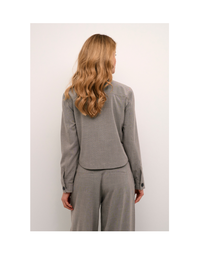 Bartholine Shirt Jacket in Dune Check by Culture