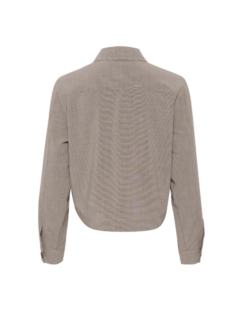 Bartholine Shirt Jacket in Dune Check by Culture