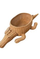 Rattan Crocodile Basket