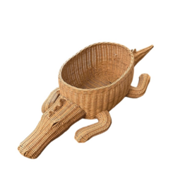 Rattan Crocodile Basket