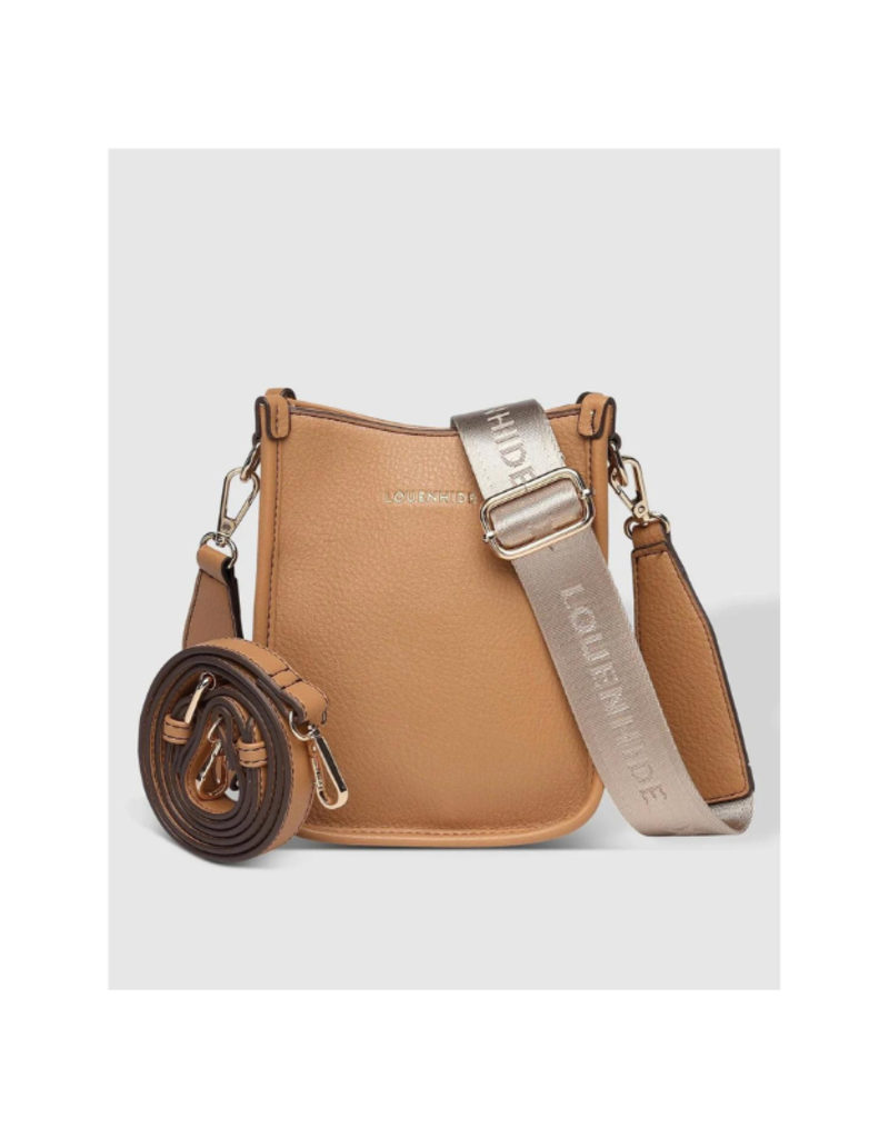Louenhide Parker Crossbody Bag in Camel by Louenhide