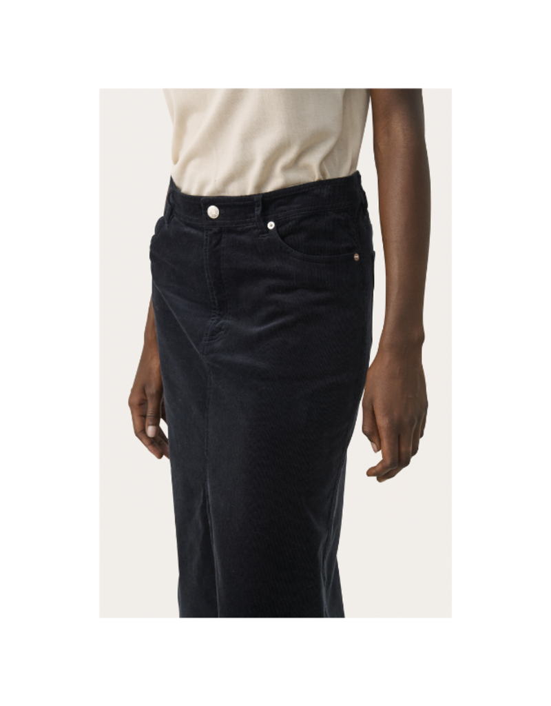 Part Two Leilani Skirt in Dark Navy by Part Two