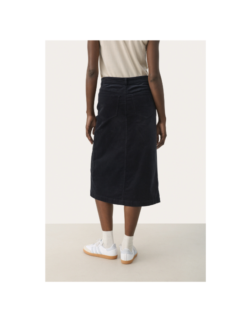 Part Two Leilani Skirt in Dark Navy by Part Two
