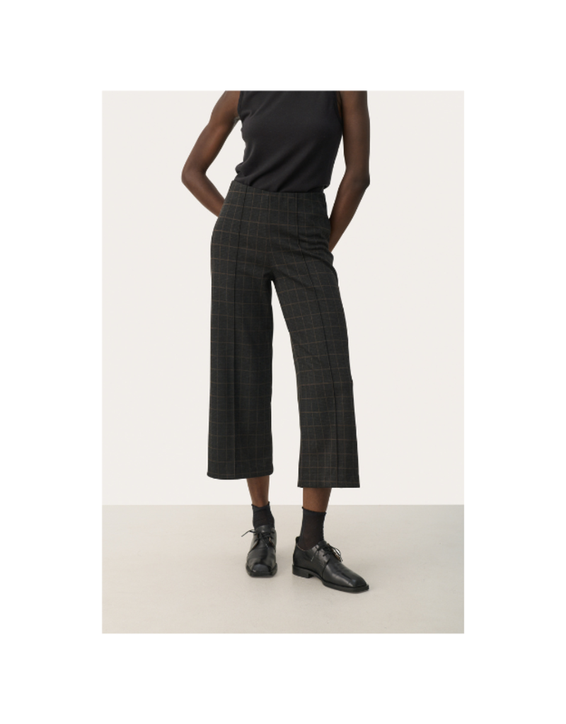 Part Two Ilisan Pant in Grey Check by Part Two