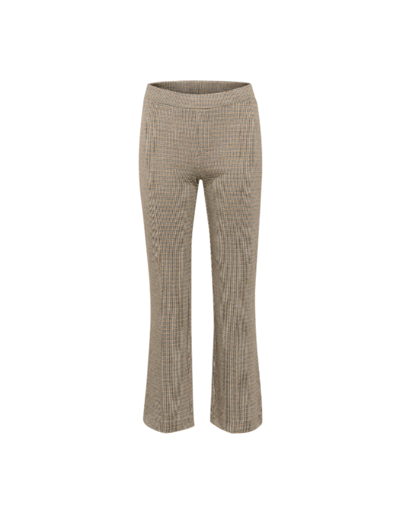 Part Two Pontas Pant in Brown Check by Part Two