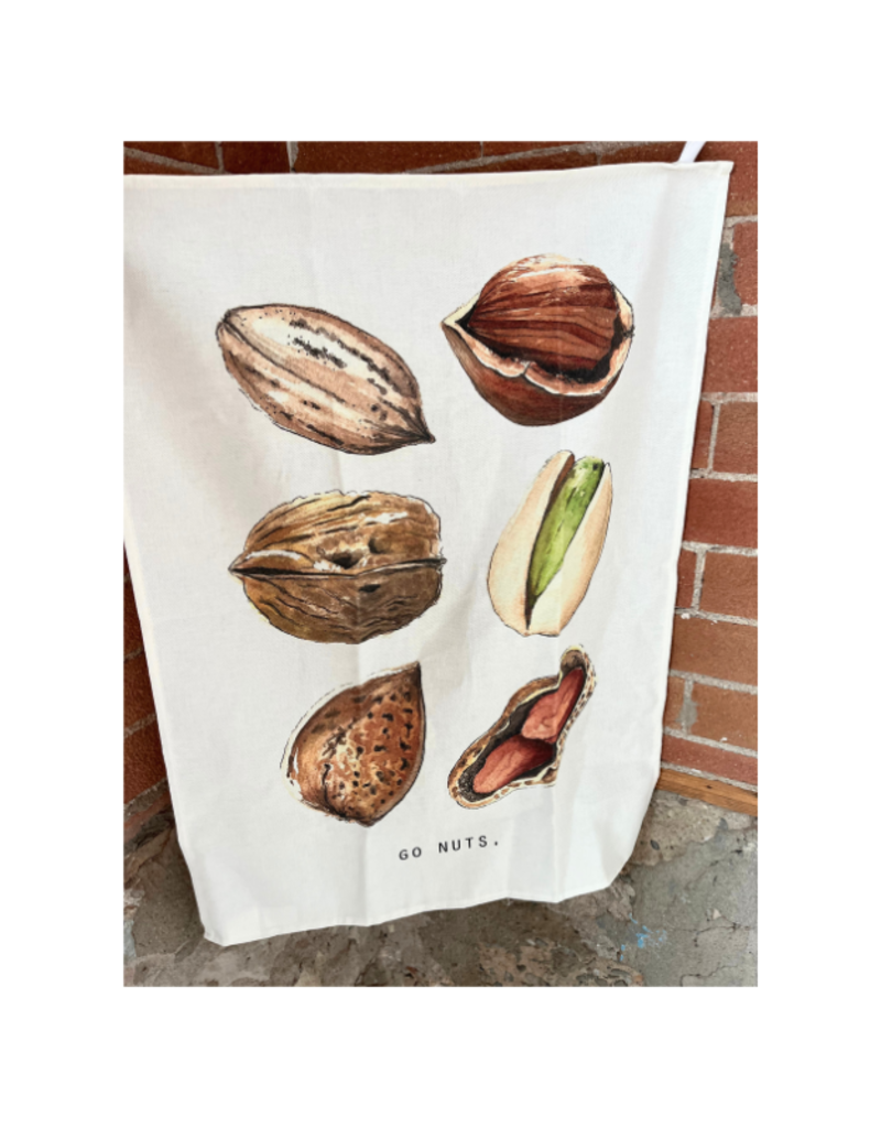 Go Nuts Tea Towel