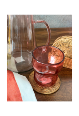 Evara Small Drinking Glass in Peach