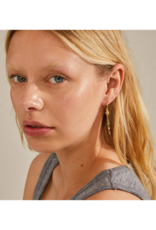 PILGRIM Cloud Earrings in Gold Multi by Pilgrim