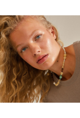 PILGRIM Cloud Necklace in Gold Multi by Pilgrim