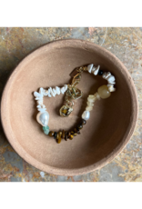 PILGRIM Cloud Bracelet in Gold Multi by Pilgrim