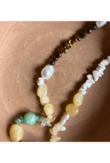 PILGRIM Cloud Necklace in Gold Multi by Pilgrim