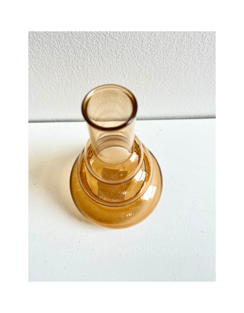 Indaba Trading Glass Candle Stick in Sorbet