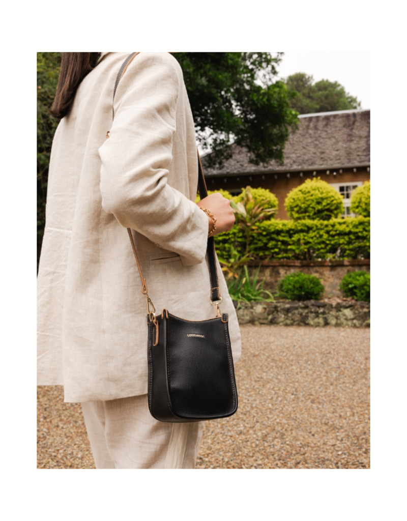 Louenhide Parker Crossbody in Black by Louenhide