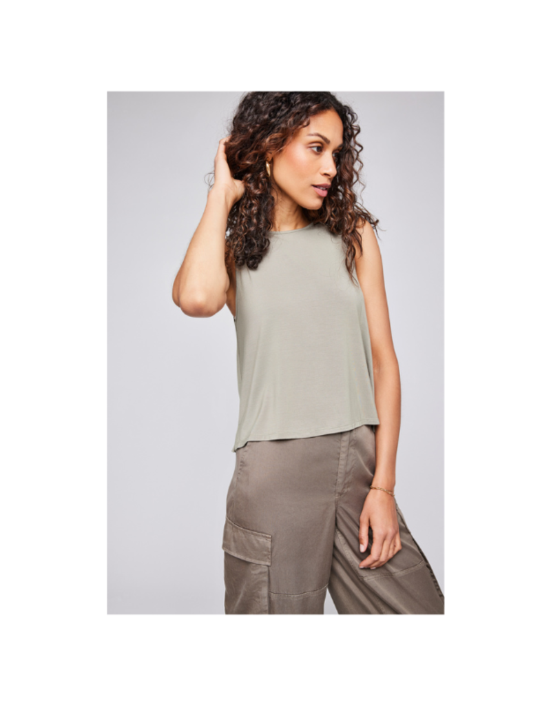 Gentle Fawn Diana Tank in Sage by Gentle Fawn