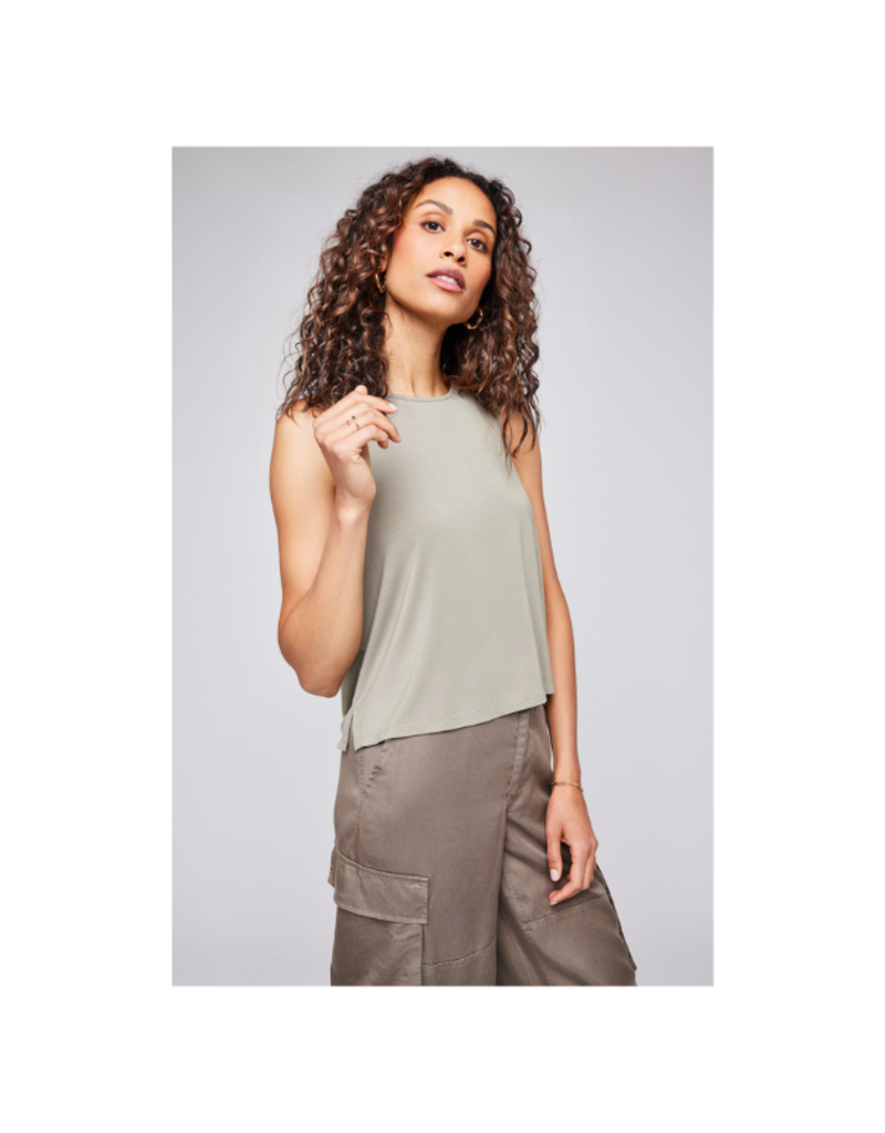 Gentle Fawn Diana Tank in Sage by Gentle Fawn