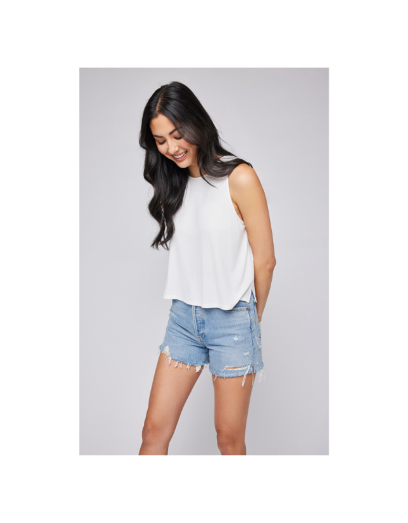 Gentle Fawn Diana Tank in White by Gentle Fawn