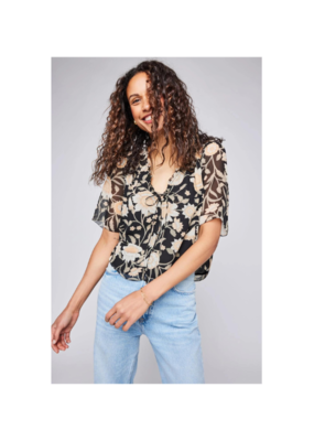 Gentle Fawn Alexandra Blouse in Black by Gentle Fawn