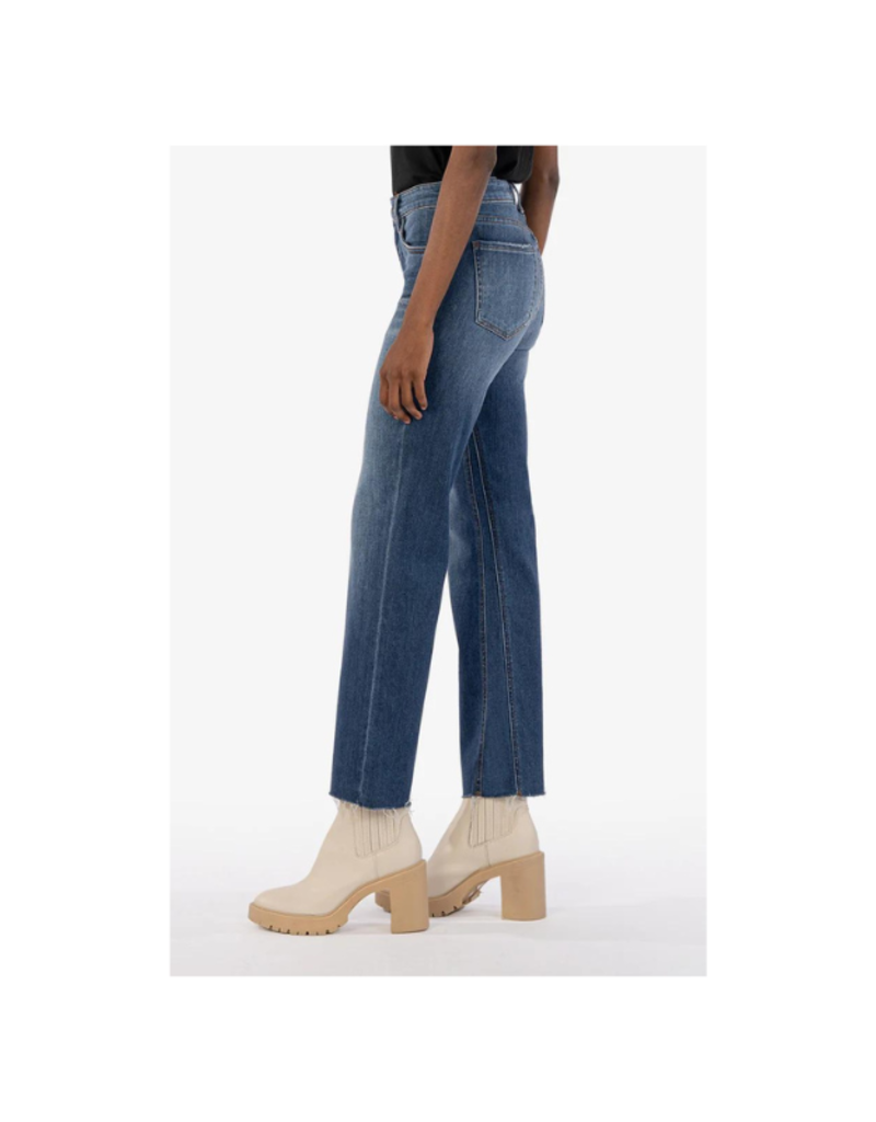 Kut from the Kloth Kelsey Ankle Flare in Royal by Kut from the Kloth