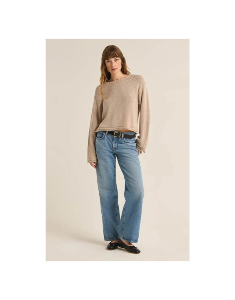 Z Supply Emerson Sweater in Oatmeal Heather by Z Supply