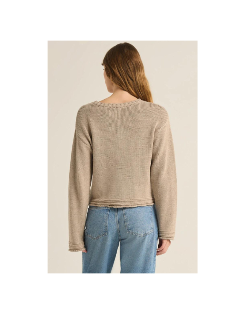 Z Supply Emerson Sweater in Oatmeal Heather by Z Supply