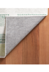 Dash & Albert Dash & Albert Machine Washable Tread Lightly Green Rug 3x5
