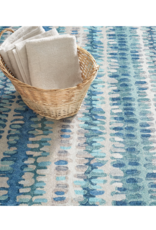 Dash & Albert Dash & Albert Machine Washable Paint Chip Blue Rug 3x5