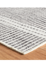 Dash & Albert Dash & Albert Machine Washable Malta Grey Rug 2.5x8