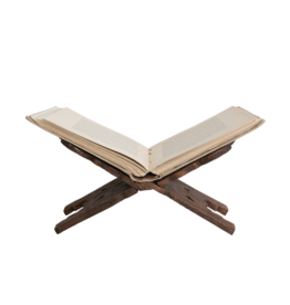 Creative Co-Op Walnut Wood Folding Book Holder