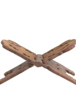 Creative Co-Op Walnut Wood Folding Book Holder