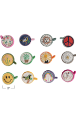 Creative Co-Op Embroidered Felt Tape Measure