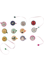 Creative Co-Op Embroidered Felt Tape Measure