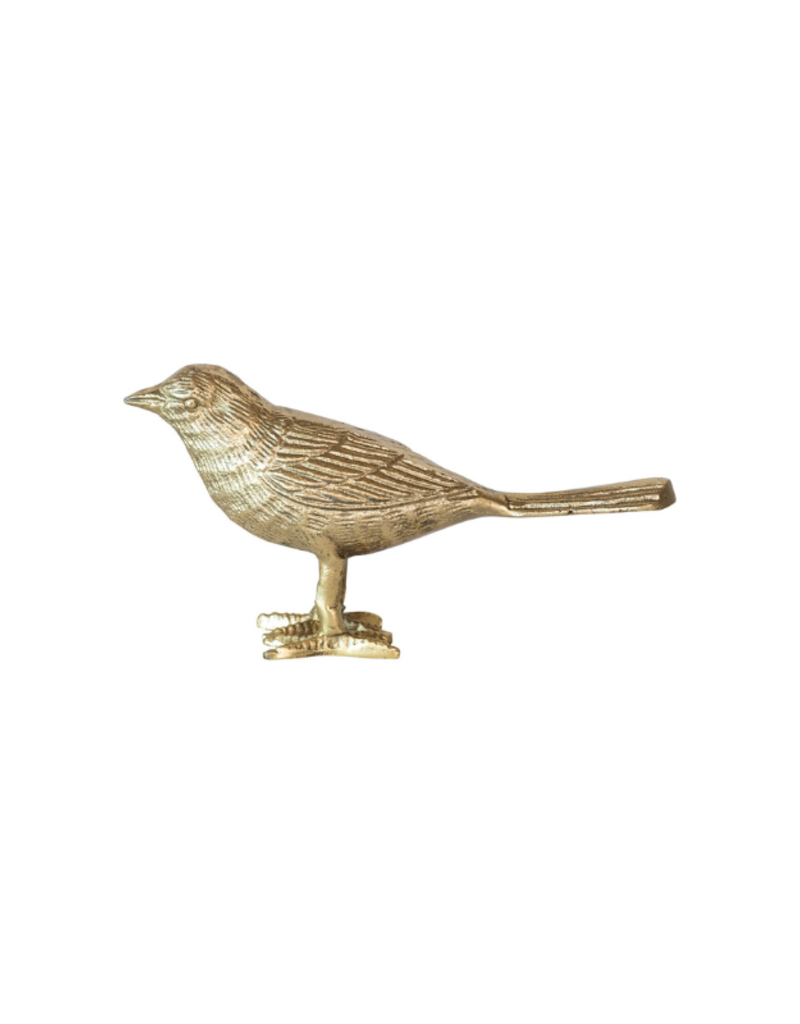 Creative Co-Op Gold Finish Metal Bird