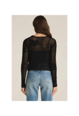 Z Supply LAST ONE - XS - Blossom Floral Sweater in Black by Z Supply