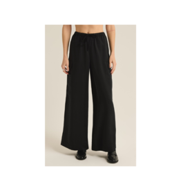 Z Supply LAST ONE - SIZE L - Renegade Wide Leg Cargo Pant in Black by Z Supply
