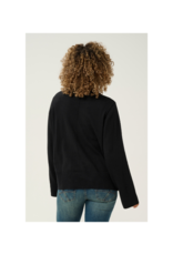 Cream Anva Rollneck Pullover in Pitch Black by Cream