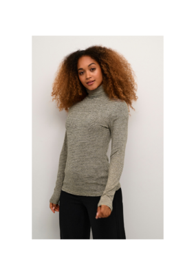 Cream LAST ONE - L - Amma Portabella Turtleneck in Black by Cream