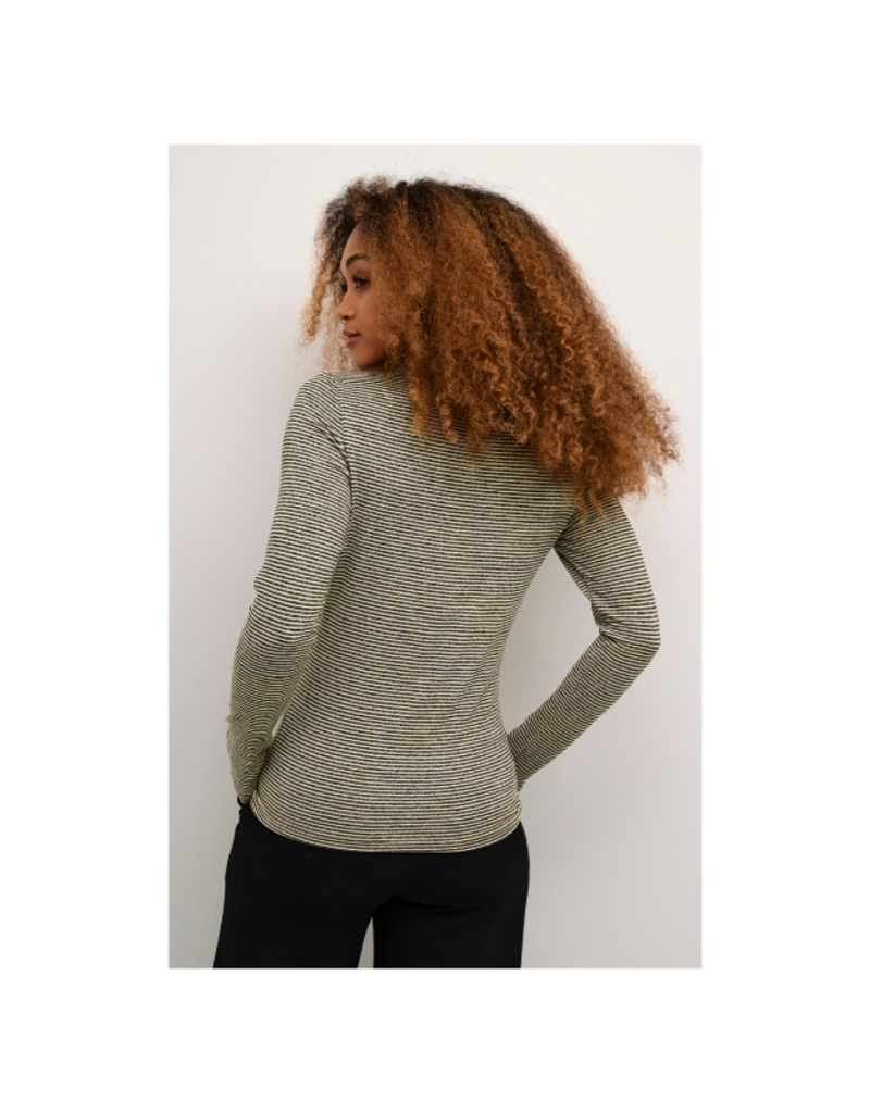 Cream LAST ONE - L - Amma Portabella Turtleneck in Black by Cream