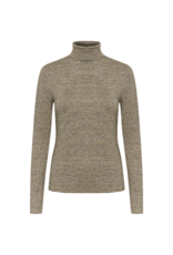 Cream LAST ONE - L - Amma Portabella Turtleneck in Black by Cream