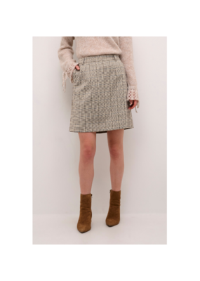 Cream Imogen Skirt in Ancient Scroll by Cream