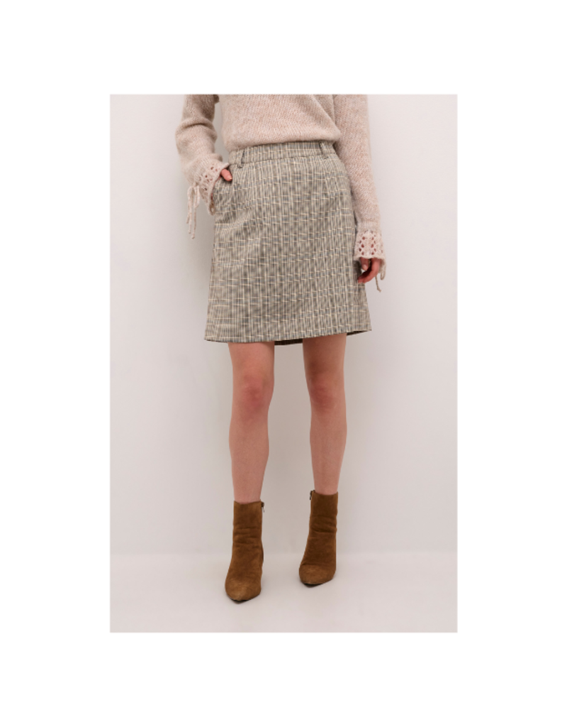 Cream Imogen Skirt in Ancient Scroll by Cream