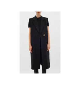 InWear Kail Waistcoat in Black by InWear