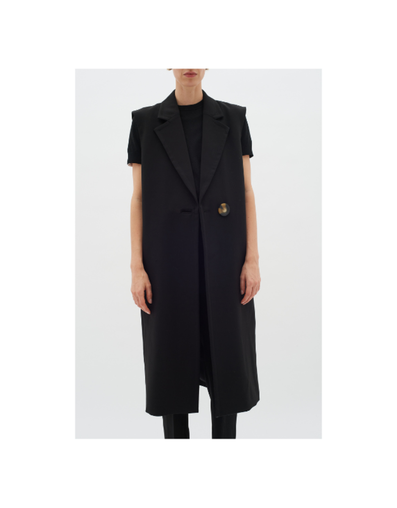 InWear Kail Waistcoat in Black by InWear