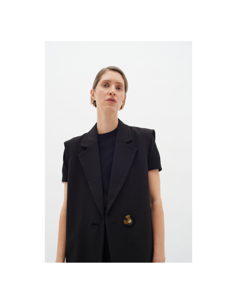 InWear Kail Waistcoat in Black by InWear