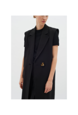 InWear Kail Waistcoat in Black by InWear