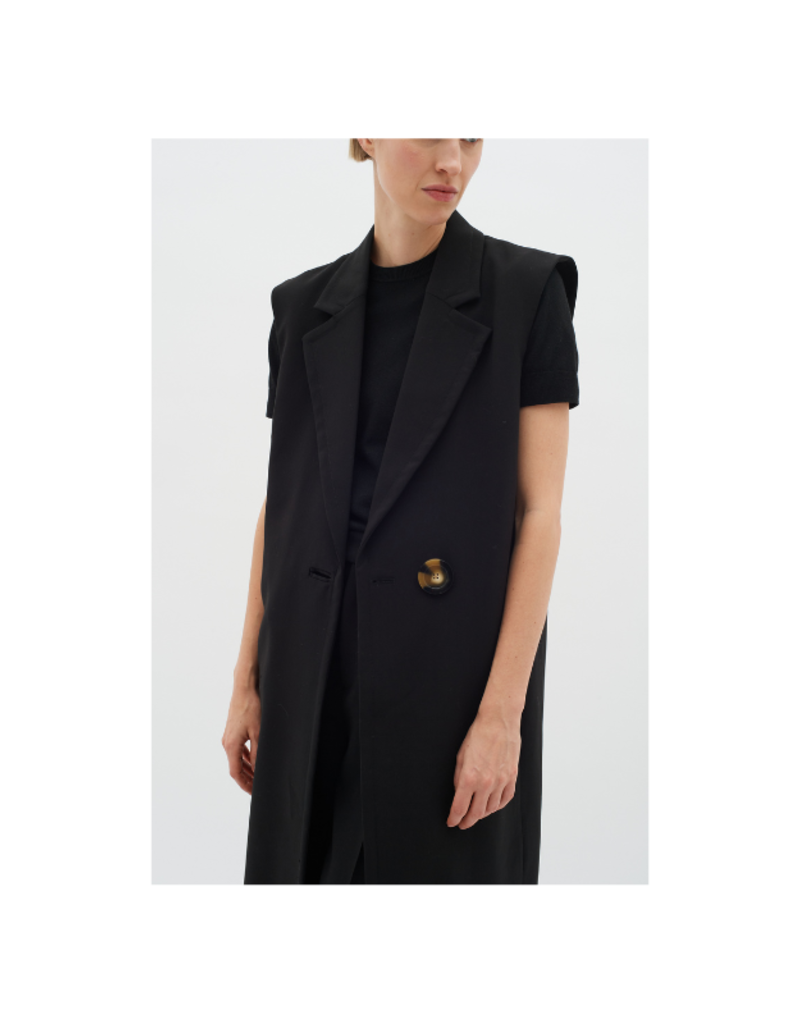 InWear Kail Waistcoat in Black by InWear